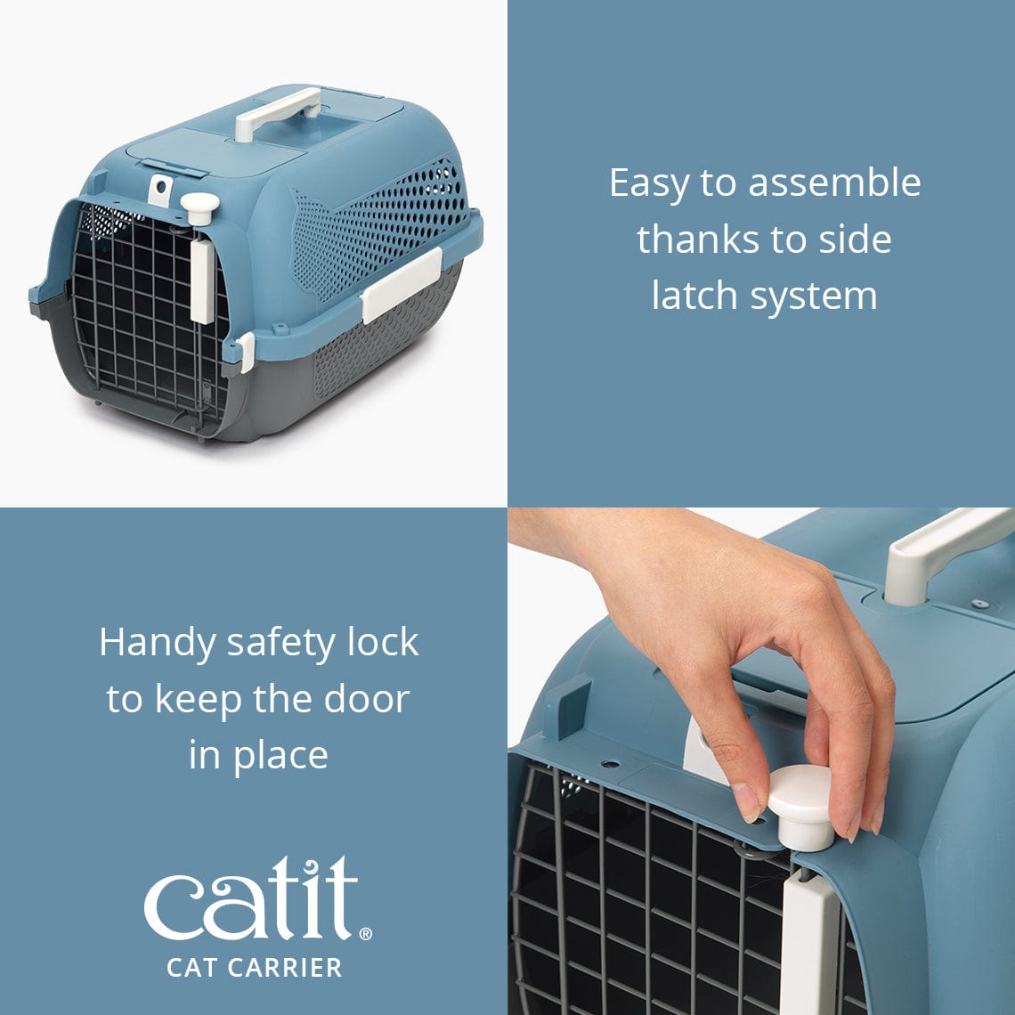 Catit Medium Carrier - Blue Gray