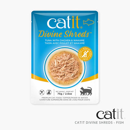 Catit Divine Shreds Meal Topper - Fish