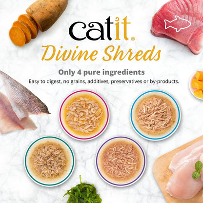 Catit Divine Shreds Meal Topper - Fish