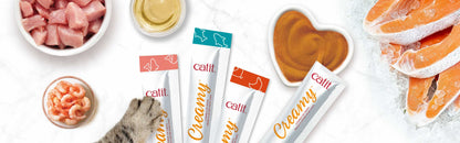 Catit Creamy Lickable Cat Treats - 12 Tube Pack