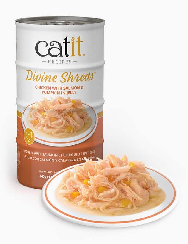 Catit Divine Shreds – Delicious meat shreds in savory jelly