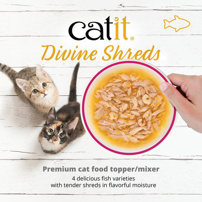 Catit Divine Shreds Meal Topper - Fish