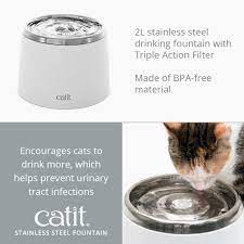 Catit Stainless Steel Top Drinking Fountain