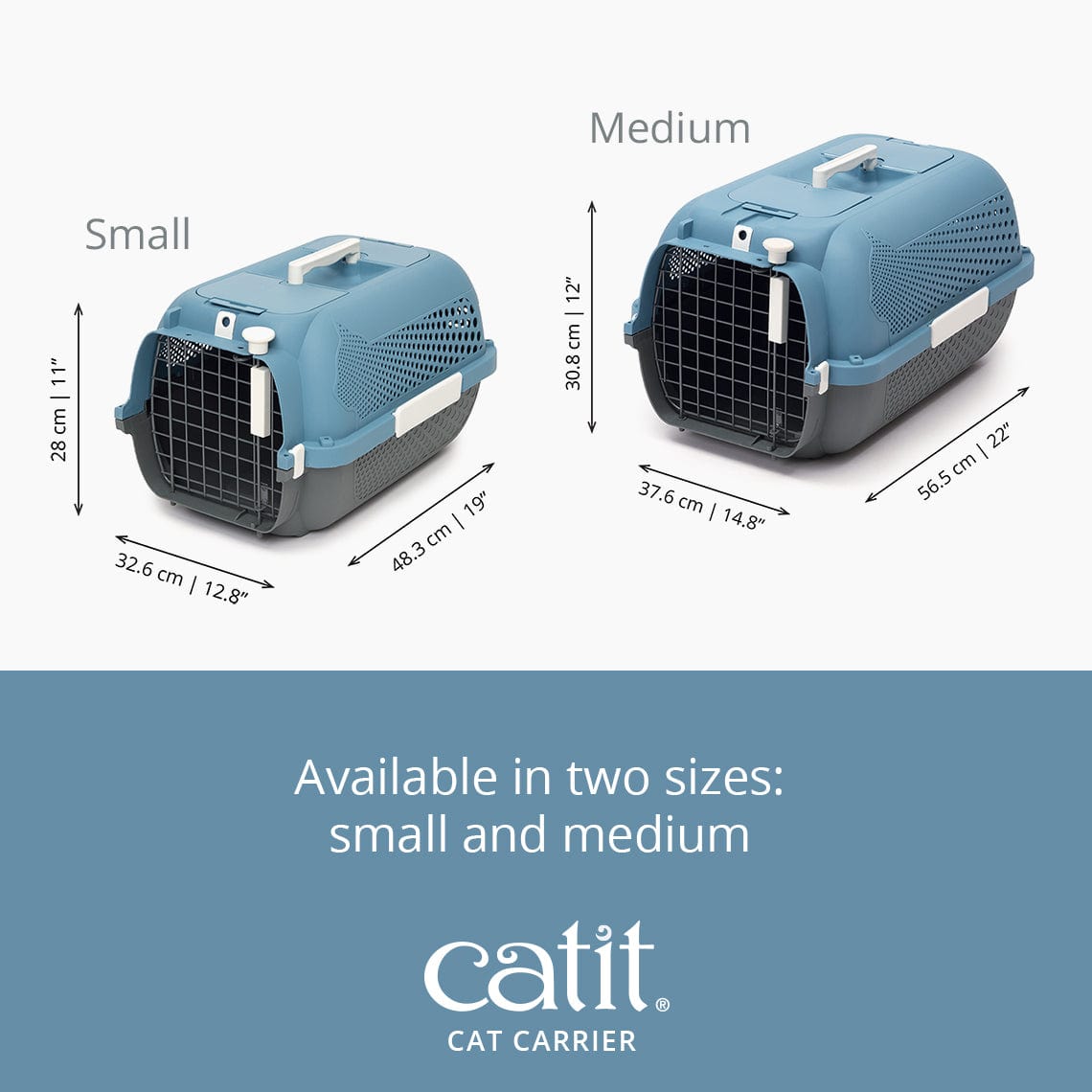 Catit Medium Carrier - Blue Gray