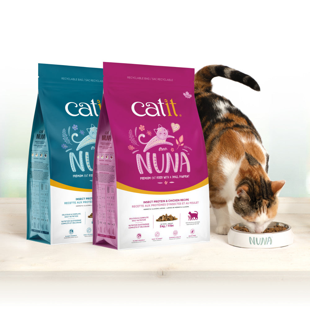 Catit Nuna Herring Recipe – Insect Protein-Based Cat Food - 5lb