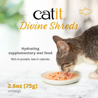 Catit Divine Shreds Meal Topper - Fish