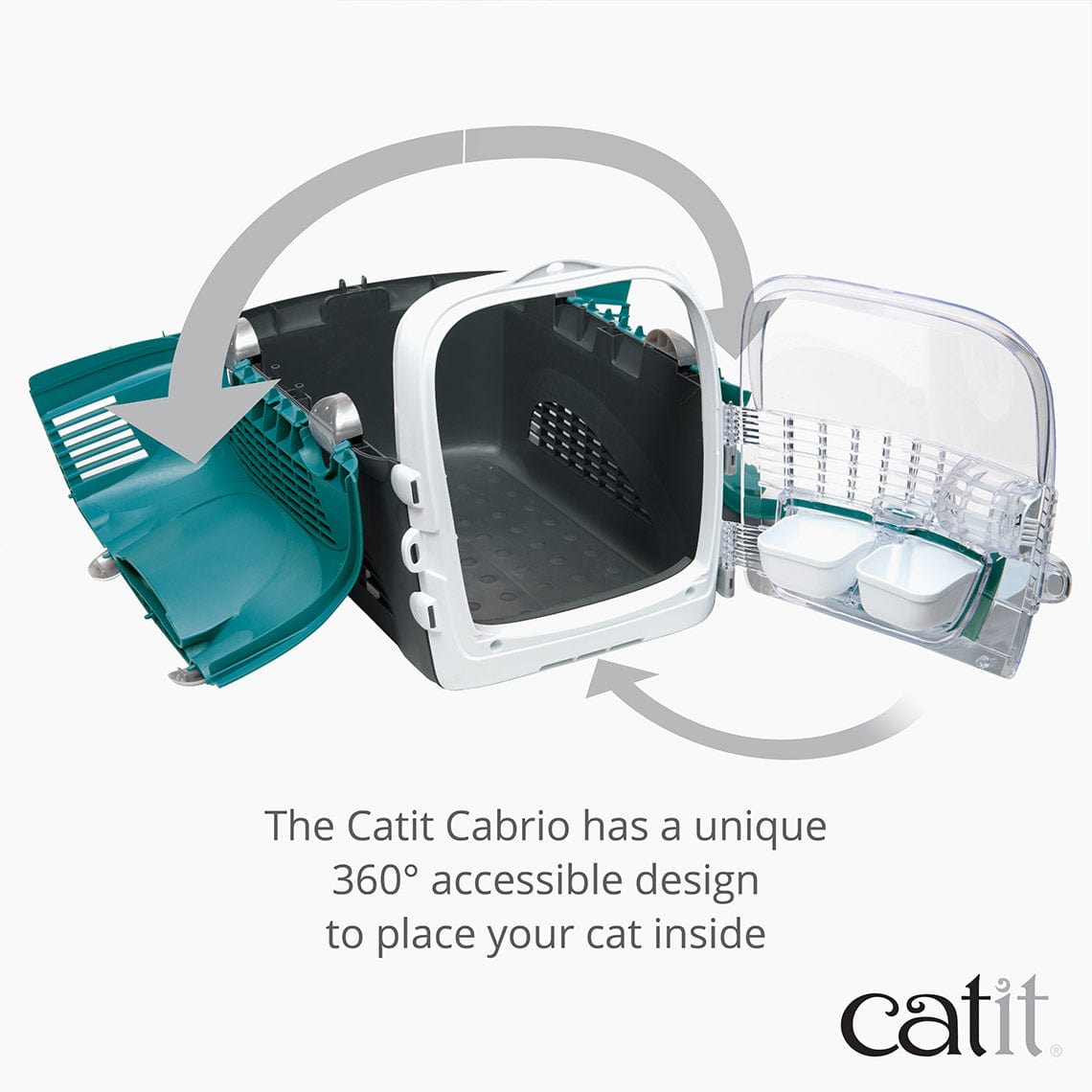 Catit Cabrio Carrier - Blue Gray