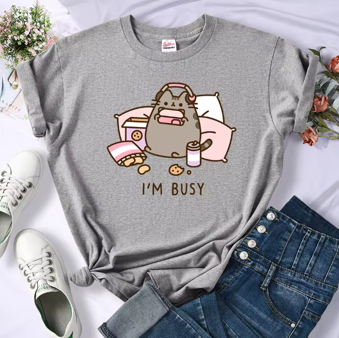 "I'm Busy" Pusheen T-Shirt