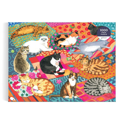 The Lounging Cats 1000 Piece Puzzle