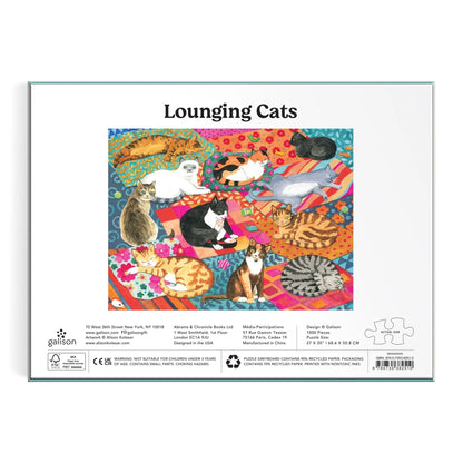 The Lounging Cats 1000 Piece Puzzle