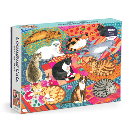 The Lounging Cats 1000 Piece Puzzle