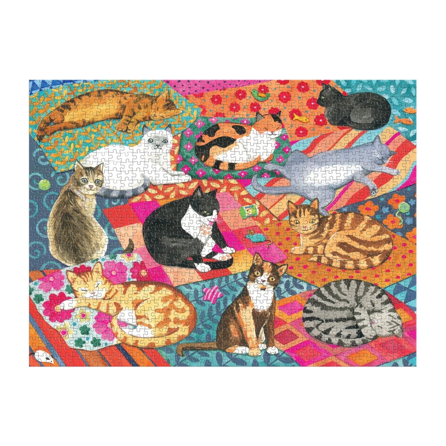 The Lounging Cats 1000 Piece Puzzle