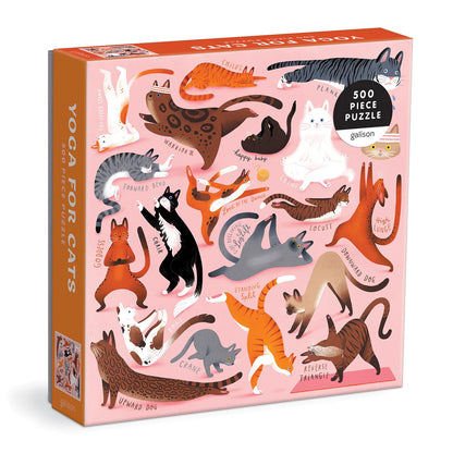 Yoga For Cats 500 Piece Puzzle